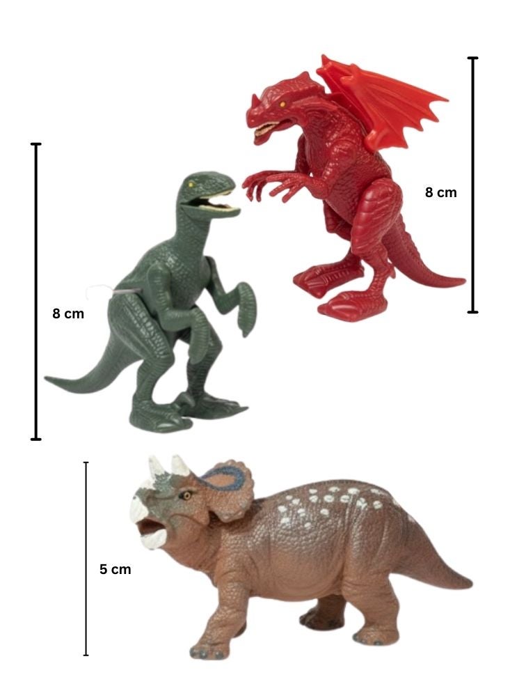 Dinosaur Planet 3-Piece Walking Dinosaur & Dragon Toy Set - Image 3